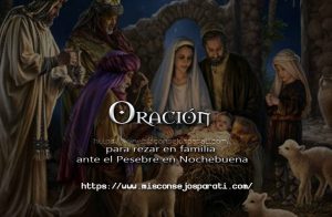 Oración para  recibir al niño Jesús.