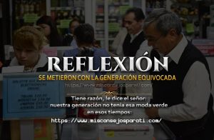 La respuesta del viejito dejó en jaque a la cajera.