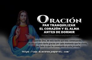 Tranquiliza mi corazón.