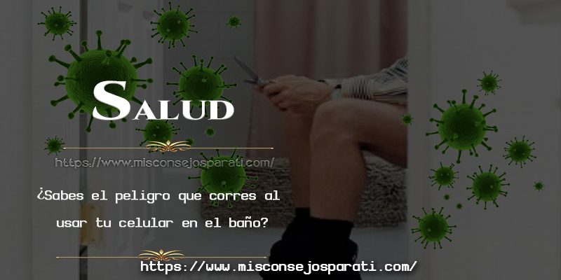 Tu sabes a lo que te expones al entrar al baño con el celular.