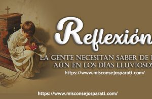 La gente necesitan saber de Dios aún en los días lluviosos.