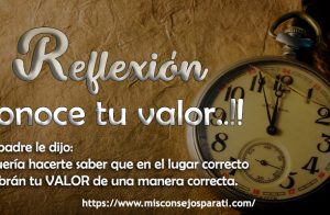 Conoce tu valor