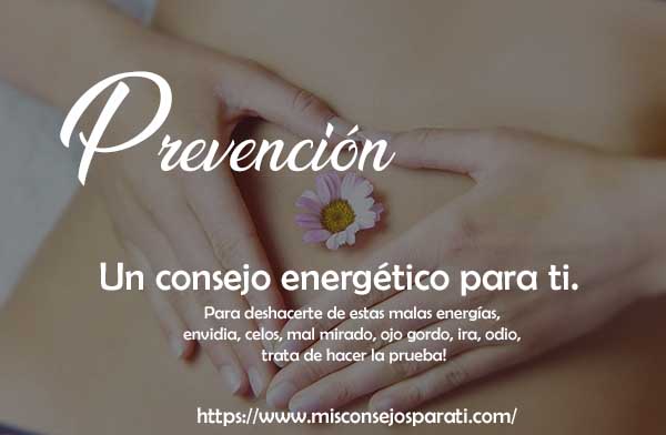 Un consejo energético para ti.