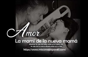 Mientras todos ven al nuevo bebe.