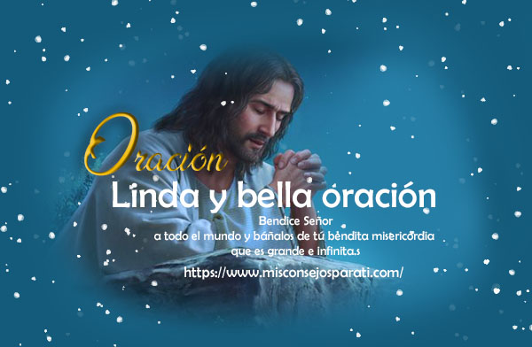 Linda y bella oración.