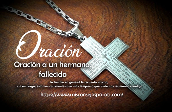 Oración a un hermano.