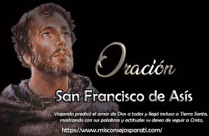Oración a San Francisco de Asís