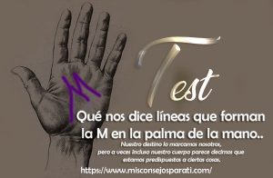 Qué nos dice líneas que forman la M en la palma de la mano.