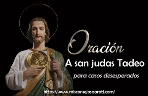 San Juditas ayúdame a recuperar su amor.