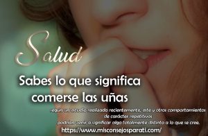 Sabes lo que significa comerse las uñas.