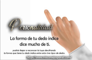 La forma de tu dedo índice dice mucho de ti.