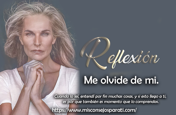 Me olvide de mi.