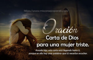 Carta de Dios para una mujer triste.