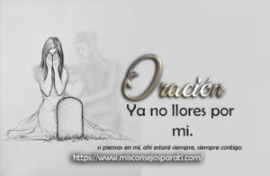 Ya no llores por mi.