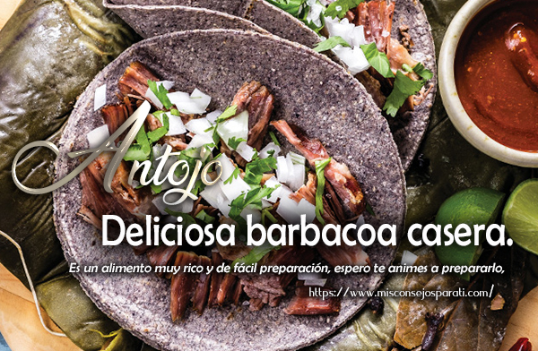 Deliciosa barbacoa casera.