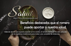 Beneficios destacados que el romero puede aportar a nuestra salud.