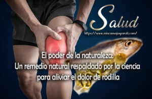 El poder de la naturaleza: Un remedio natural respaldado por la ciencia para aliviar el dolor de rodilla