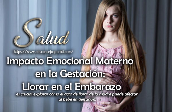 Impacto Emocional Materno en la Gestación: Llorar en el Embarazo