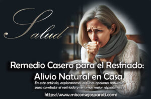 Remedio Casero para el Resfriado: Alivio Natural en Casa