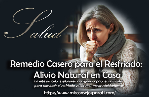 Remedio Casero para el Resfriado: Alivio Natural en Casa