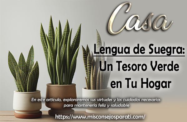 Lengua de Suegra: Un Tesoro Verde en Tu Hogar